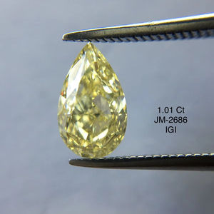 Top Gare Fancy 1.01 Ct Poire Cut VVS2 Clarté IGI Certifié Diamants Naturels En Vrac Bague De Fiançailles Utilisant OEM ODM - Product Image 1