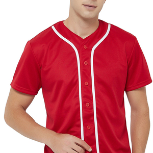 Camiseta de béisbol hecha en tela de poliéster 100% para hombres, el mejor proveedor, camiseta de béisbol de estilo único a la venta - Product Image 6