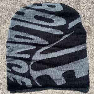 Bonnet unisexe à faible MOQ, fabrication de bonnets en tricot sans revers, en spandex/coton, avec impression intégrale de lettres, style streetwear hip-hop, casquette à logo - Product Image 5