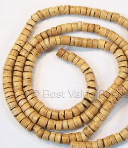 Heishi, 4/5mm, Coco, Naturel - Product Image 1