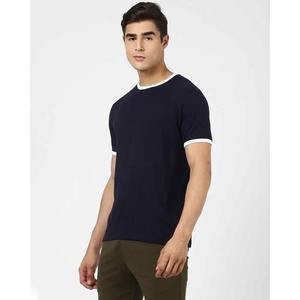 T-shirts pour hommes de haute qualité 100% coton coupe régulière motif solide en plein air vêtements actifs Jersey Polyester/coton respirant - Product Image 4