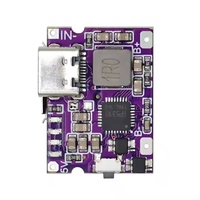 Banque d'alimentation pour téléphone portable rechargeable 3A Mini Type-C Module de charge et de décharge intégré de 5V à 4.2V avec carte mère