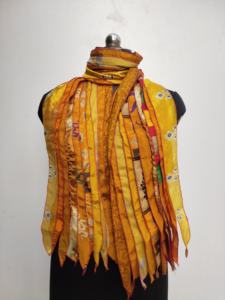 Bufanda de tiras de seda de doble cara para mujer, envoltura Reversible elegante para fiesta de oficina, estilo diario, accesorio de moda ligero suave - Product Image 6