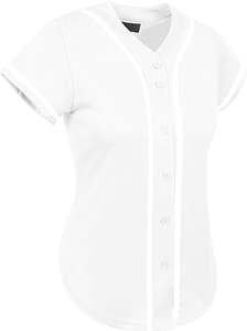 Maillot de baseball ajusté à manches courtes pour femmes MICR@TECH SPORTS, uniforme d'équipe de softball, couleur et emballage personnalisés - Product Image 5