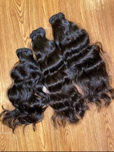 Paquetes de cabello de colección de templo indio virgen crudo 100% extensiones de trama de máquina de cabello humano del sur de la India - Product Image 2