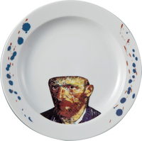Série de vaisselle historique de grande figure - Le Cri de Muck Vincent van Gogh, motif en céramique et porcelaine, assiette unique, cadeau de fête, Japon