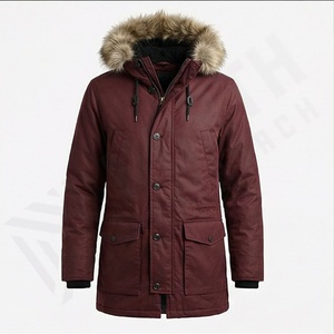 Chaqueta Parka para Hombre, Calidad Premium, Impermeable, Gruesa, Acolchada, con Capucha, Abrigo de Moda para Exteriores, Cálido, Informal, Elegante, Grueso para Invierno - Product Image 1