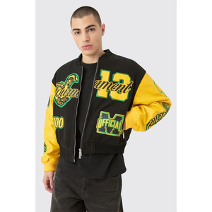 Wholesale Varsity Batting <b>Men's</b> <b>Baseball</b> <b>Jacket</b> Embroidered Lettering Casual Material <b>Men's</b> <b>Baseball</b> <b>Jacket</b> <b>jacket</b> <b>for</b> <b>men</b> - Product Image 1