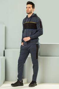 Sweats à capuche unisexes sur mesure de haute qualité, grande taille, avec poches à fermeture éclair double intégrale, impression en relief pour l'hiver - Product Image 6