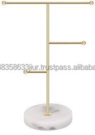 Nouveau best-seller porte-bijoux en aluminium moulé plaqué or rose porte-bijoux en formes d'arbre porte-bijoux prix de gros dernier - Product Image 3