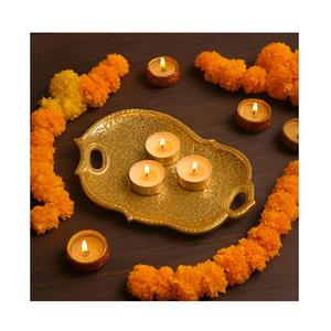 ชามโลหะสีทองสำหรับตกแต่งขอบสวยสง่าเหมาะสำหรับรับประทานอาหารสุดหรูและมีสไตล์และให้บริการขนมขบเคี้ยวผลไม้ - Product Image 1