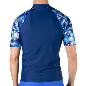 T-shirts de compression personnalisés de haute qualité pour hommes, haut de gamme en sublimation, taille adulte, OEM, pour la boxe et le MMA, en Spandex/Polyester - Product Image 4