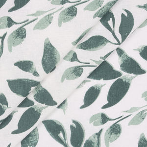 Nappe textile de maison 100% coton en gros indien avec motif imprimé feuille 150x300 cm Technique tissée 180gsm fabriquée en Inde - Product Image 3