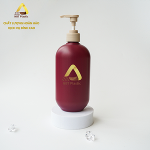 Bouteille en plastique HDPE de 500ml de l'usine du Vietnam OEM/ODM prix de gros bon marché gel douche nettoyant pour le visage shampooing lotion - Product Image 3