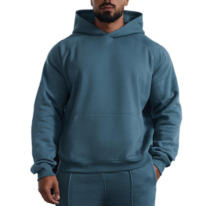 Sudadera con Capucha, Diseño con Bolsillo, Patrón Sólido, Material de Poliéster/Algodón, Teñido Liso, Temporada de Invierno, Transpirable, Secado Rápido, Ecológico - Product Image 6
