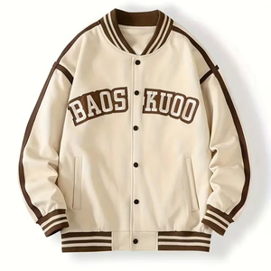 Venta caliente Versity Chaquetas Custom Cool Style Fleece Winter Versity Chaquetas Béisbol Bomber Versity Chaquetas para hombres - Product Image 1