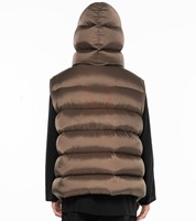 Ventes en gros de sweats à capuche d'hiver pour hommes personnalisés, veste matelassée en toile légère, à capuche, imperméable, réversible, service OEM 2024
