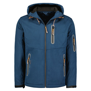 Chaqueta Softshell duradera de invierno Adventurewear con puños elásticos y cremallera para hombre, chaqueta pesada transpirable Premium a prueba de viento de lujo - Product Image 2