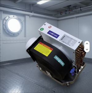 เครื่องปรับอากาศแบบแยกส่วนสำหรับเรือ รุ่นใหม่ 24000 BTU ใช้มอเตอร์ DC แบบแก๊ส |   ชุดคอยล์เย็นแบบพัดลม MHSH MHS24H ใช้สารทำความเย็น R-410A แบบตั้งพื้น - Product Image 4