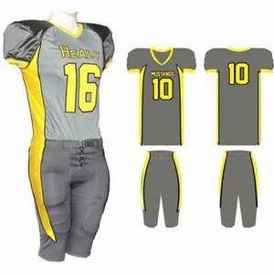 Uniformes d'entraînement de football américain personnalisables maillots sublimés belle conception adulte OEM Logo chemises courtes à séchage rapide - Product Image 3