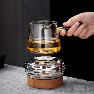 <span class=keywords><strong>Teiera</strong></span> in Vetro Borosilicato Trasparente Resistente al Calore Yurtrain, Mantiene il Calore per 24 Ore, Infusore per Tè e Erbe - Product Image 3
