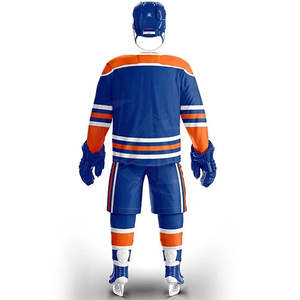 Uniforme de hockey sobre hielo de talla grande unisex con logotipo personalizado conjunto en stock con nombre de equipo personalizado - Product Image 3