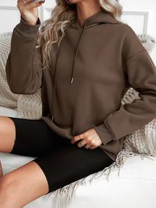 Sweat-shirts à capuche surdimensionnés en molleton, vente en gros personnalisée, très demandés, décontractés, manches longues, pull-over, sweat-shirts lourds - Product Image 3