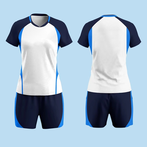 Vente en gros de nouveaux uniformes de volley-ball pour hommes et femmes, ensemble de maillots d'entraînement avec logo personnalisé - Product Image 3