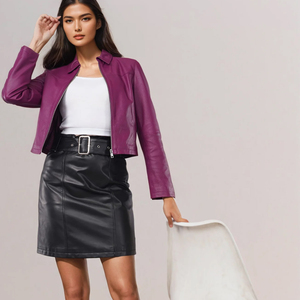 Chaqueta de piel auténtica personalizada para Mujer | Ropa de abrigo elegante ajustada para Mujer | OEM ODM Proveedor al por mayor Fabricante - Product Image 6