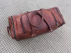 Handmade Large Genuine <b>Leather</b> Duffle Bag Customizable Logo Unisex Weekender Travel Overnight <b>Holdall</b> for Men <b>Women</b> for Sport - Product Image 5