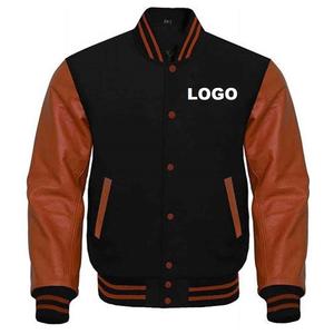 Chaqueta Universitaria de Béisbol Personalizada de Moda para Hombre, Chaqueta Universitaria con Cuello Marinero Personalizado - Product Image 1
