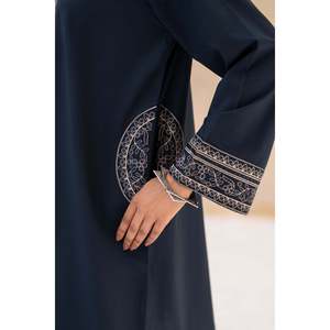 Conjunto de 2 Piezas de Camisa y Pantalón Bordados Casuales para Primavera/Verano-LAZULI-BIC-259 - Product Image 4