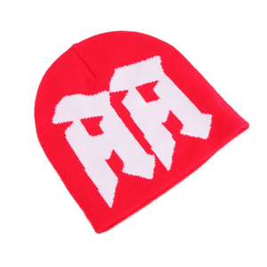 Gorro de calavera de punto de invierno personalizable para mujer y hombre, gorro acrílico de Jacquard con logotipo personalizado - Product Image 1