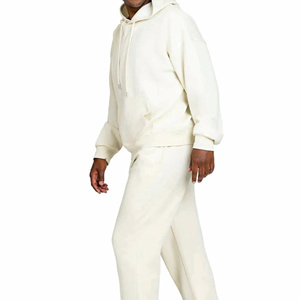 Ensemble de survêtement vintage personnalisé avec sweat-shirt et pantalon de jogging évasé, impression DTG, survêtement délavé à l'acide, pour hommes - Product Image 6