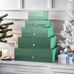 TH CBB-580 Custom Luxury Magnetic Closure Gift Box Collapsible Rigid Cardboard Packaging Box Elegant Foldable Paper Box - Product Image 6