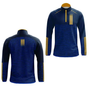 Chaqueta de Jersey de media cremallera para hombre GAA Producto deportivo y de entretenimiento Manga completa ligera Impresión de logotipo personalizado OEM - Product Image 3
