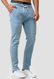 Jeans à coupe ample sur mesure, pantalon en denim pour homme et femme, jeans tendance pour hommes, pantalon en coton élastique pour jeunes hommes - Product Image 4