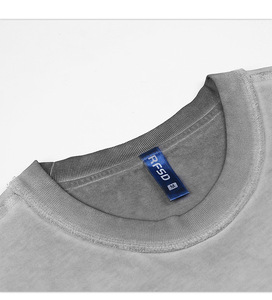 MOQ:1pcs 290gsm Alta Qualidade Ácido Wash Dtg Impressão Algodão <span class=keywords><strong>Vintage</strong></span> Logo Tee Mens Vestuário Gráfico Oversized Tshirt Custom T <span class=keywords><strong>Shirt</strong></span> - Product Image 2