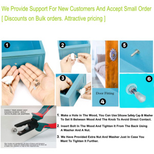 Modern Design Ceramic Knobs <b>for</b> Kids Export Quality CK 370 Cabinet Drawer <b>Door</b> Handle <b>for</b> Kitchen Bedroom Wardrobe Dresser Use - Product Image 4