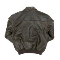 Blouson de vol en cuir personnalisé pour hommes avec patchs brodés et col en fourrure amovible-Idéal pour les pilotes et les passionnés