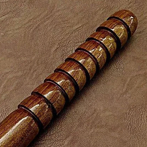 Martillo de Acero de Damasco con Mango de Madera, Personalizable para Bricolaje y OEM, Alta Durabilidad, Golpe Suave, Agarre Suave, Patrón Natural del Cuerpo - Product Image 6