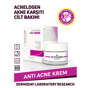 Crème thérapeutique contre l'acné Dermoday Acnelogen 50 ml |   Traitement anti-acné pour peaux grasses et sujettes aux imperfections - Product Image 3