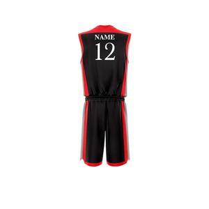 Ropa deportiva de baloncesto para hombres de la mejor calidad, logotipo personalizado, conjuntos de nuevo estilo de secado rápido, ropa deportiva impresa por sublimación a bajo precio - Product Image 3