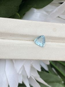 พลอยอะความารีนธรรมชาติ1.57กะรัตหินเจียระไนหลายล้านล้านชิ้นสำหรับทำเครื่องประดับ - Product Image 5