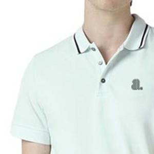 Chemise polo pour homme, coupe classique, nouvelle arrivée, 100% fibre de bambou, tissu jersey respirant, manches courtes, couleur unie - Product Image 6