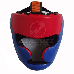 Novedad de 2025, casco de boxeo profesional, equipo deportivo de cuero hecho a mano de alta calidad, característica transpirable hecha en Pakistán - Product Image 1