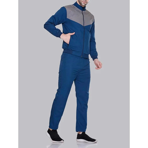 Ensemble de jogging élégant pour homme, vêtements de sport haut de gamme, coupe-vent respirant en polyester/coton - Product Image 2