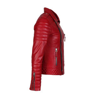 <b>Men's</b> High Street Style Winter Leather Jacket Stand Collar Front Best Selling New Design Easy Wear Warm High Quality Clothing - Product Image 2