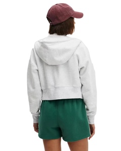 Custom <b>Women</b> Green Cotton Terry <b>Shorts</b> Elastic Waist <b>Lounge</b> Gym <b>Shorts</b> Private Label OEM ODM Wholesale Supplier - Product Image 4