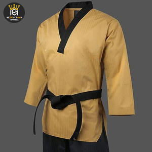 Uniformes de Taekwondo para hombre y mujer, uniformes cómodos de algodón suave jiu jitsu, kimono de Taekwondo, trajes de lucha, Unisex - Product Image 2